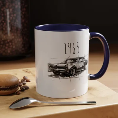 1965 Pontiac GTO Coffee Mug, Classic Car Gift